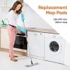 imageSuperio Miracle Mop Set Kitchen and Bath Cleaning Set with Velcro Mop Head Microfiber Mopping Pad with Telescopic Handle for Hardwood Floors Ceramic Vinyl Laminate Linoleum and More2 Refills