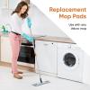 imageSuperio Miracle Mop Set Kitchen and Bath Cleaning Set with Velcro Mop Head Microfiber Mopping Pad with Telescopic Handle for Hardwood Floors Ceramic Vinyl Laminate Linoleum and MoreMop  Dust Pads