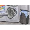 imageSuperio Laundry Hamper Basket With Easy Open Lid 60 Liter Brown Large Wicker Hamper Dirty Cloths Storage With Two Cutout Handles Laundry Room Bin 170 BushelBrown