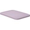 imageSuperio Ribbed Collection  Decorative Plastic Open Home Storage Bins Organizer Baskets XLarge Lilac Purple 1 Pack Container Boxes for Organizing Closet Shelves Drawer Shelf 22 Liter23 QuartLid  Medium 5 Liter