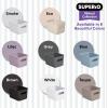imageSuperio Ribbed Collection  Decorative Plastic Open Home Storage Bins Organizer Baskets XLarge Lilac Purple 1 Pack Container Boxes for Organizing Closet Shelves Drawer Shelf 22 Liter23 QuartBin  Small 15 Liter