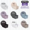 imageSuperio Ribbed Collection  Decorative Plastic Open Home Storage Bins Organizer Baskets XLarge Lilac Purple 1 Pack Container Boxes for Organizing Closet Shelves Drawer Shelf 22 Liter23 QuartBin  Medium 5 Liter