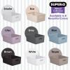imageSuperio Ribbed Collection  Decorative Plastic Open Home Storage Bins Organizer Baskets XLarge Lilac Purple 1 Pack Container Boxes for Organizing Closet Shelves Drawer Shelf 22 Liter23 QuartBin  Large 15 Liter