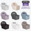 imageSuperio Ribbed Collection  Decorative Plastic Open Home Storage Bins Organizer Baskets XLarge Lilac Purple 1 Pack Container Boxes for Organizing Closet Shelves Drawer Shelf 22 Liter23 QuartBin  Extra Large 22 Liter