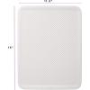 imageSuperio Ribbed Collection Lid for Decorative Plastic Open Home Storage Bins Organizer Baskets Large White  for Organizing Closet Shelves Drawer Shelf 1522 Liter