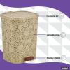 imageSuperio Step On Trash Can Beige 6 LiterBeige2 Pack