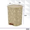 imageSuperio Step On Trash Can Beige 6 LiterBeige2 Pack
