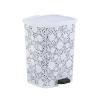 imageSuperio Step On Trash Can Beige 6 LiterWhite2 Pack
