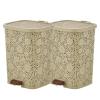 imageSuperio Step On Trash Can Beige 6 LiterBeige2 Pack