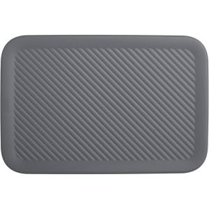 imageSuperio Ribbed Collection Lid for Decorative Plastic Open Home Storage Bins Organizer Baskets Medium Grey  for Organizing Closet Shelves Drawer Shelf 5 LiterLid  Medium 5 Liter