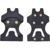 imageSnow Ice Cleats Snow Grips Shoe and Boot Cleats Easy SlipOn Grip Rubber 6 AntiSlip Studs Protection Hike or Walk Traction Cleat Rubber Spikes Ice Snow Mud Teeth Cleats by SuperioBlack
