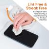 imageSuperio Microfiber Glass Cleaning Cloth Mirror ampamp Window Miracle Cloth Lint ampamp Streak Free Washable Large EcoFriendly for Electronics Cars Tv Screens Glasses Cleans with Plain Water 14x16 2Cream