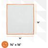 imageSuperio Microfiber Glass Cleaning Cloth Mirror ampamp Window Miracle Cloth Lint ampamp Streak Free Washable Large EcoFriendly for Electronics Cars Tv Screens Glasses Cleans with Plain Water 14x16 2Cream
