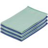 imageSuperio Microfiber Glass Cleaning Cloth Mirror ampamp Window Miracle Cloth Lint ampamp Streak Free Washable Large EcoFriendly for Electronics Cars Tv Screens Glasses Cleans with Plain Water 14x16 2GreenBlue