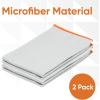 imageSuperio Microfiber Glass Cleaning Cloth Mirror ampamp Window Miracle Cloth Lint ampamp Streak Free Washable Large EcoFriendly for Electronics Cars Tv Screens Glasses Cleans with Plain Water 14x16 2Cream