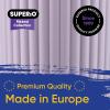 imageSuperio Ribbed Collection  Decorative Plastic Bathroom Accessories Set White Smoke Set of 4 Soap Dish Liquid Dispenser Toothbrush Holder Cup Vanity Organizer Tray  Bathroom Decor GiftLilac