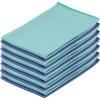 imageSuperio Microfiber Glass Cleaning Cloth Mirror ampamp Window Miracle Cloth Lint ampamp Streak Free Washable Large EcoFriendly for Electronics Cars Tv Screens Glasses Cleans with Plain Water 14x16 2GreenBlue