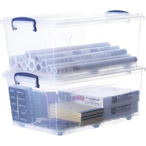 imageSuperio Clear Storage Boxes with Lids 875 Quart Plastic Container Bins for Organizing Stackable Crates BPA Free Non Toxic Odor Free Organizers for Home Office School and Dorm 2 Pack32 Quart