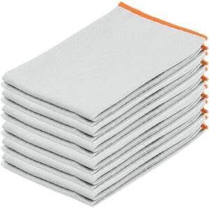 imageSuperio Microfiber Glass Cleaning Cloth Mirror ampamp Window Miracle Cloth Lint ampamp Streak Free Washable Large EcoFriendly for Electronics Cars Tv Screens Glasses Cleans with Plain Water 14x16 2Cream