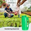 imageIce Melt Salt Spreader Handheld Shaker for Lawn Seed Salt Ice Melt Deicer Shaker 2 Liter Adjustable Hole Size Handy for Lawn Seed Salt To DeiceGreen 2Pack