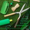 imageIce Melt Salt Spreader Handheld Shaker for Lawn Seed Salt Ice Melt Deicer Shaker 2 Liter Adjustable Hole Size Handy for Lawn Seed Salt To DeiceGreen 2Pack