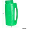 imageIce Melt Salt Spreader Handheld Shaker for Lawn Seed Salt Ice Melt Deicer Shaker 2 Liter Adjustable Hole Size Handy for Lawn Seed Salt To DeiceGreen
