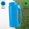 imageIce Melt Salt Spreader Handheld Shaker for Lawn Seed Salt Ice Melt Deicer Shaker 2 Liter Adjustable Hole Size Handy for Lawn Seed Salt To DeiceMulti