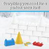 imageSnow Block Form Perforated Brick Mold  Red Sand Block Mold 11 Inch Kids Durable Outdoor Toys Winter Snow Fort Snow Castle Sand Box Beach Castle Sturdy and Well Designed By SuperioCrenellated Brick