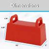 imageSnow Block Form Perforated Brick Mold  Red Sand Block Mold 11 Inch Kids Durable Outdoor Toys Winter Snow Fort Snow Castle Sand Box Beach Castle Sturdy and Well Designed By SuperioRed Brick