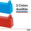 imageSnow Block Form Perforated Brick Mold  Red Sand Block Mold 11 Inch Kids Durable Outdoor Toys Winter Snow Fort Snow Castle Sand Box Beach Castle Sturdy and Well Designed By SuperioRed and Blue Brick
