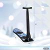 imageSuperio 2 Pack Kids Snow Scooter Ski Scooter Snowboard Snow Sled Sledge Folding Sliding Ski Snowboard with Grip HandleBlack