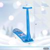 imageSuperio 2 Pack Kids Snow Scooter Ski Scooter Snowboard Snow Sled Sledge Folding Sliding Ski Snowboard with Grip Handleblue