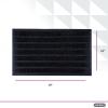 imageSuperio Front Door Mat for Entry IndoorOutdoor Rug Entryway Low Profile Heavy Duty Mat for High Traffic Area Inside Outside Home Shoe Scraper Doormat Easy to Clean 18 x 30 NaturalBlack