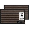 imageSuperio Front Door Mat for Entry IndoorOutdoor Rug Entryway Low Profile Heavy Duty Mat for High Traffic Area Inside Outside Home Shoe Scraper Doormat Easy to Clean 18 x 30 NaturalNatural