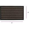 imageSuperio Front Door Mat for Entry IndoorOutdoor Rug Entryway Low Profile Heavy Duty Mat for High Traffic Area Inside Outside Home Shoe Scraper Doormat Easy to Clean 18 x 30 NaturalNatural