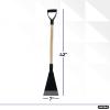 imageSuperio Ice Chipper Driveway Heavy Duty Ice Scraper Snow Removal Equipment Heavy Duty Stainless Steel Blade 7quot Ice Chopper with Wooden Handle