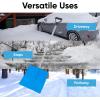 imageSuperio Kids Snow Shovel Plastic Small Shovel for Snow Removal with Wooden Handle Heavy Duty 12quot Blade Navy 1 PackBlue
