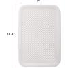 imageSuperio Ribbed Collection  Superio Lid for Decorative Plastic Open Home Storage Bins Organizer Baskets Medium White  for Organizing Closet Shelves Drawer Shelf 5 Liter