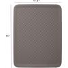 imageSuperio Ribbed Collection Lid for Decorative Plastic Open Home Storage Bins Organizer Baskets Large Brown  for Organizing Closet Shelves Drawer Shelf 1522 Liter