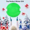 imageSuperio Round Saucer Snow Sleds for Kids and Adult Spiral Toddler Sled 26quot Avalanche Circle Jet Sled for Toddlers Age Plastic Sledding Disc Winter Snow Toys Fun for Kids and Adults 2PackGreen
