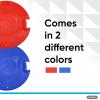 imageSuperio Round Saucer Snow Sleds for Kids and Adult Spiral Toddler Sled 26quot Avalanche Circle Jet Sled for Toddlers Age Plastic Sledding Disc Winter Snow Toys Fun for Kids and Adults 2PackRed