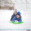 imageSuperio Round Saucer Snow Sleds for Kids and Adult Spiral Toddler Sled 26quot Avalanche Circle Jet Sled for Toddlers Age Plastic Sledding Disc Winter Snow Toys Fun for Kids and Adults 2PackGreen