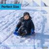 imageSuperio Round Snow Sled 24quot Blue Saucer Disk Sled DurableBlueRed