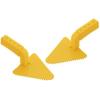imageSuperio Sand and Snow Kids Tools Set 2Pack Trowels Bundle  Yellow and Light Blue Play Toys Build Sand Castle Beach Mansion Snow FortTriangle Trowel
