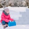 imageSuperio Sandcastle Building Kit  Sand Toys Sand and Beach Fun for Kids and Adults  Snow Brick Maker Igloo Snow Block Form for Snow Forts or Sandbox Play  Summer Outdoor Beach EssentialsBlue Brick