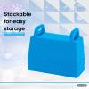 imageSuperio Sandcastle Building Kit  Sand Toys Sand and Beach Fun for Kids and Adults  Snow Brick Maker Igloo Snow Block Form for Snow Forts or Sandbox Play  Summer Outdoor Beach EssentialsBlue Brick