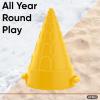 imageSuperio Sandcastle Building Kit  Sand Toys Sand and Beach Fun for Kids and Adults  Snow Brick Maker Igloo Snow Block Form for Snow Forts or Sandbox Play  Summer Outdoor Beach EssentialsBlue Cone