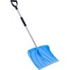 imageSuperio Snow Shovel for Driveway Stairs Car Snow Removel Scooper Shovel Snow Pusher Sturdy Heavy Duty Plastic with Wooden Metal Handle Black Pusher22 Blue