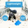 imageSuperio Snow Shovel for Driveway Stairs Car Snow Removel Scooper Shovel Snow Pusher Sturdy Heavy Duty Plastic with Wooden Metal Handle Black Pusher22 Blue