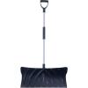 imageSuperio Snow Shovel for Driveway Stairs Car Snow Removel Scooper Shovel Snow Pusher Sturdy Heavy Duty Plastic with Wooden Metal Handle Black Pusher2Black Pusher